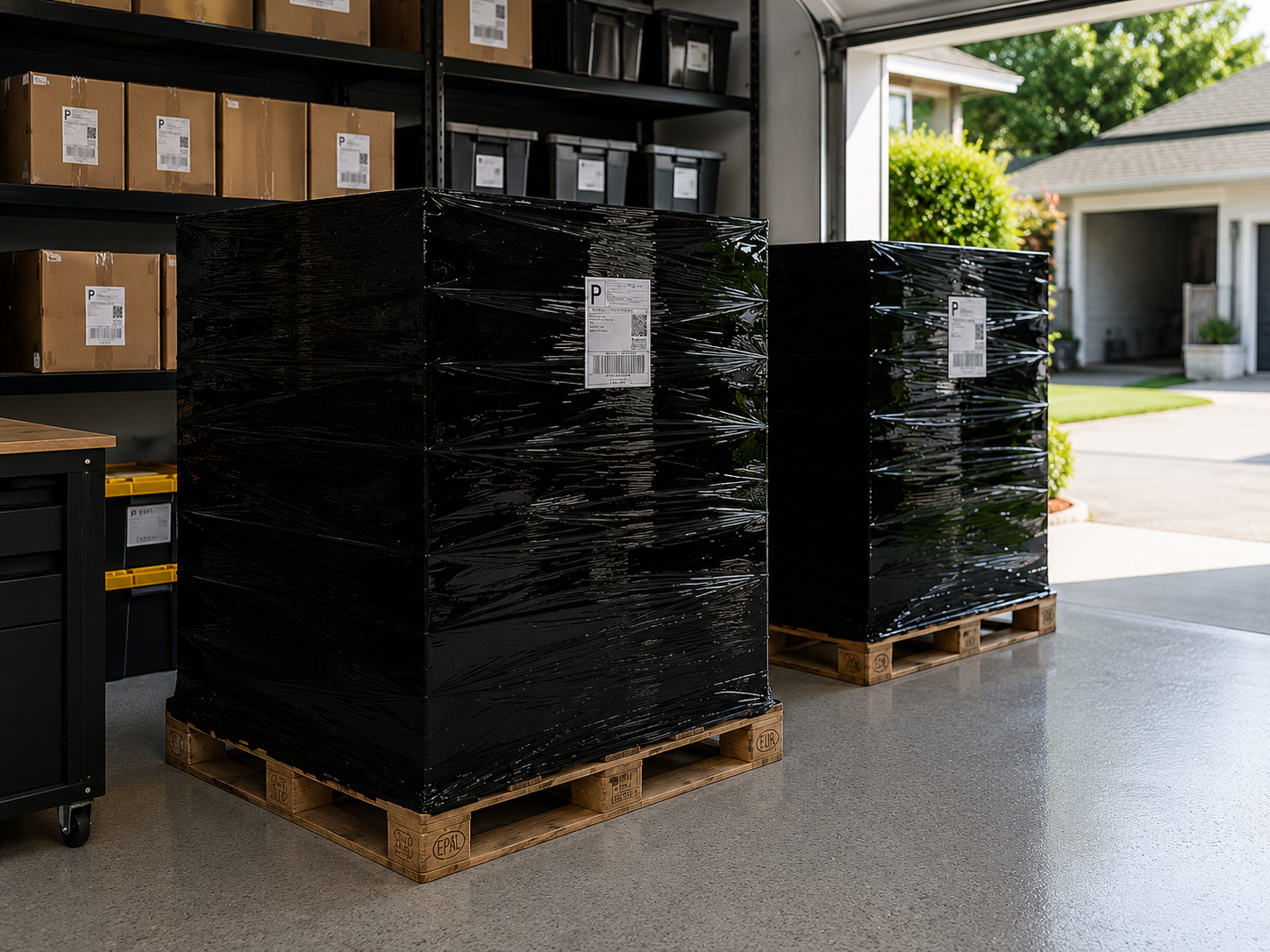 Prepared pallets and cartons