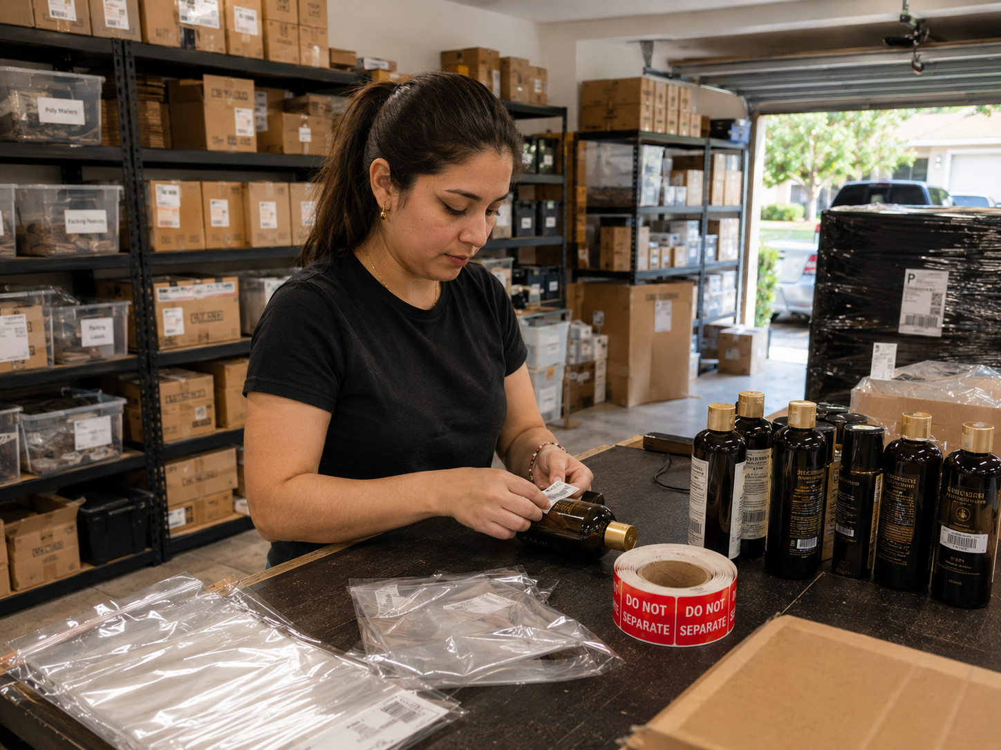 Espacio de preparación de producto